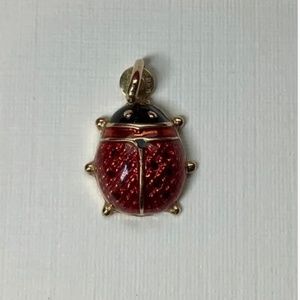 14k gold enamel Lady Bug pendant/charm.